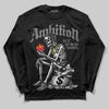 Jordan 10 Retro Shadow (2025) DopeSkill Long Sleeve T-Shirt Ambition Graphic Streetwear - Black