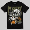 Olive Sneakers DopeSkill T-Shirt Mystery Ghostly Grasp Graphic Streetwear - Black