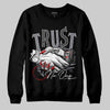 Jordan 9 Retro Fire Red DopeSkill Sweatshirt Trust No One Graphic Streetwear - Black