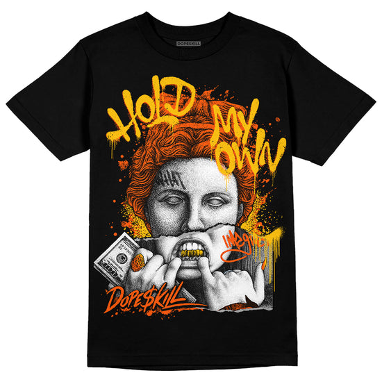 MSCHF Super Normal 2 Orange Milk DopeSkill T-Shirt Hold My Own Graphic Streetwear - Black