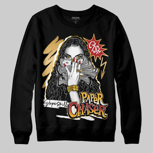 Jordan 12 Retro 'Taxi' 2025 DopeSkill Sweatshirt NPC Graphic Streetwear - Black