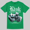 Green Sneakers DopeSkill T-Shirt Risk Is Better Than Regret Graphic Streetwear - Irish Green