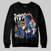 Jordan 1 Low Travis Scott x Fragment DopeSkill Sweatshirt Drip'n Never Tripp'n Graphic Streetwear - Black