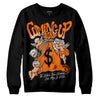 Orange, Black & White Sneakers DopeSkill Sweatshirt Money Bag Coming Up Graphic Streetwear - Black