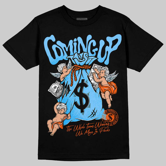 Dunk Low Futura University Blue DopeSkill T-Shirt Money Bag Coming Up Graphic Streetwear - Black