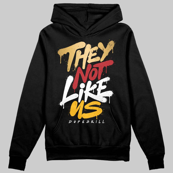 Jordan 12 Retro 'Taxi' 2025 DopeSkill Hoodie Sweatshirt They Not Like Us Graphic Streetwear - Black