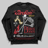 Jordan 14 Retro Ferrari (2025) DopeSkill Long Sleeve T-Shirt Broken Bones Graphic Streetwear - Black