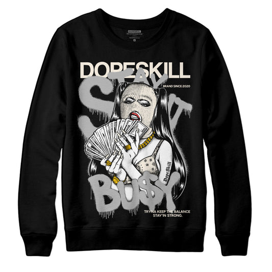 Jordan 3 “Off Noir” DopeSkill Sweatshirt Stay It Busy Graphic Streetwear - Black