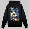 Royal Blue Sneakers DopeSkill Hoodie Sweatshirt God Got Me Graphic Streetwear - Black