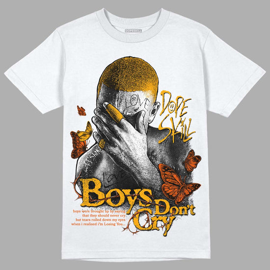 Jordan 12 Retro Black Taxi DopeSkill T-Shirt Boys Don't Cry Graphic Streetwear - White