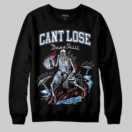 Jordan 12 Retro 'Melo' DopeSkill Sweatshirt Cant Lose Graphic Streetwear - Black
