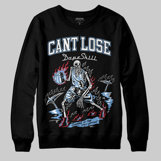 Jordan 12 Retro 'Melo' DopeSkill Sweatshirt Cant Lose Graphic Streetwear - Black