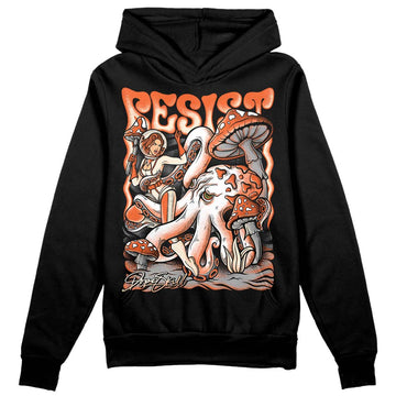 Jordan 3 Georgia Peach DopeSkill Hoodie Sweatshirt Resist Graphic Streetwear - Black