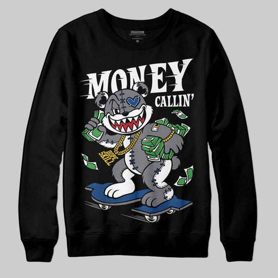 Jordan 9 Retro 'Flint Grey' 2026 DopeSkill Sweatshirt Money Callin' Graphic Streetwear - Black