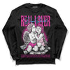 Pink Sneakers DopeSkill Long Sleeve T-Shirt Real Lover Graphic Streetwear - Black