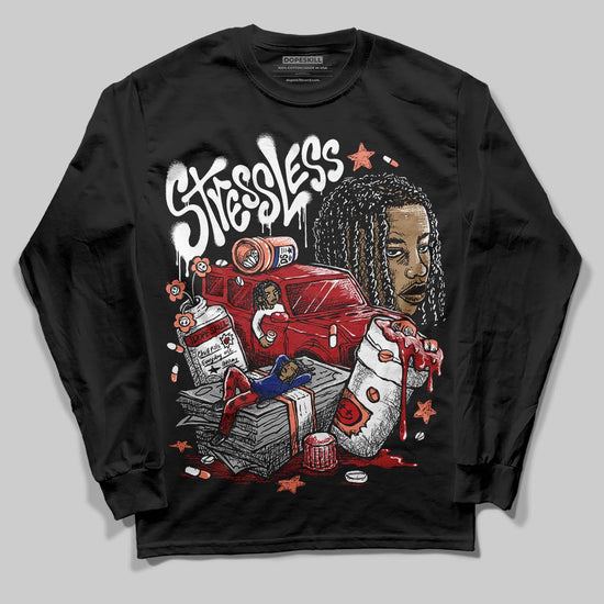 Jordan 1 High OG Rare Air “Cinnabar” DopeSkill Long Sleeve T-Shirt Stressless Graphic Streetwear - Black