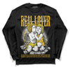 Jordan 4 Retro “Vivid Sulfur” DopeSkill Long Sleeve T-Shirt Real Lover Graphic Streetwear - Black 