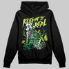 Green Sneakers DopeSkill Hoodie Sweatshirt Keepin' It Real Graphic Streetwear - Black
