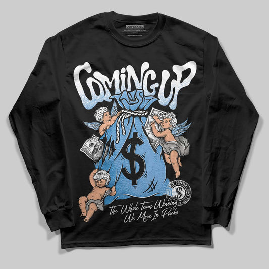Jordan 12 Retro 'Melo' DopeSkill Long Sleeve T-Shirt Money Bag Coming Up Graphic Streetwear - black