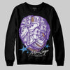 PURPLE Sneakers DopeSkill Sweatshirt Money Longer Graphic Streetwear - Black