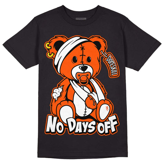 MSCHF Super Normal 2 Orange Milk DopeSkill T-Shirt Hurt Bear Graphic Streetwear - Black