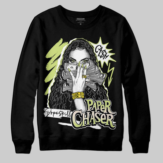 Jordan 5 “Luminous Green” DopeSkill Sweatshirt NPC Graphic Streetwear - Black
