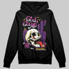 Jordan 12 "Field Purple" DopeSkill Hoodie Sweatshirt God Got Me Graphic Streetwear - Black