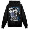 Jordan Spiz’ike Low “White/Obsidian” DopeSkill Hoodie Sweatshirt Speak It Graphic Streetwear - Black