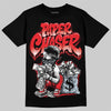 Jordan 11 Retro Cherry DopeSkill T-Shirt Paper Chaser Boy Graphic Streetwear - black