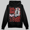 Jordan 6 “Reverse Infrared” DopeSkill Hoodie Sweatshirt Real Ones Move In Silence Graphic Streetwear - Black