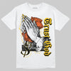 Yellow Sneakers DopeSkill T-Shirt Trust God Graphic Streetwear - White