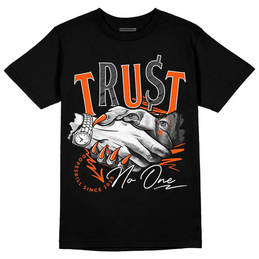 MSCHF Super Normal 2 Orange Milk DopeSkill T-Shirt Trust No One Graphic Streetwear - Black