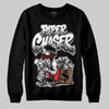 Black and White Sneakers DopeSkill Sweatshirt Paper Chaser Boy Graphic Streetwear - Black