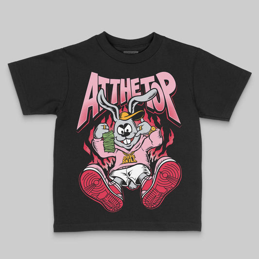 Dunk Low Valentine's Day (2026) DopeSkill Toddler Kids T-shirt At The Top Graphic Streetwear - Black