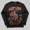 Nigel Sylvester x Air Jordan 4 ‘Brick by Brick’ DopeSkill Long Sleeve T-Shirt Cant Lose Graphic Streetwear - Black