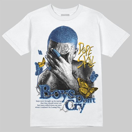 Jordan 4 Retro ‘Dunk From Above’ DopeSkill T-Shirt Boys Don't Cry Graphic Streetwear - White