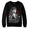 Jordan 14 Retro 'Stealth' DopeSkill Sweatshirt Boys Don't Cry Graphic Streetwear - Black