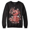 Dunk Low Rose Whisper DopeSkill Sweatshirt Smile Through The Pain Graphic Streetwear - Black