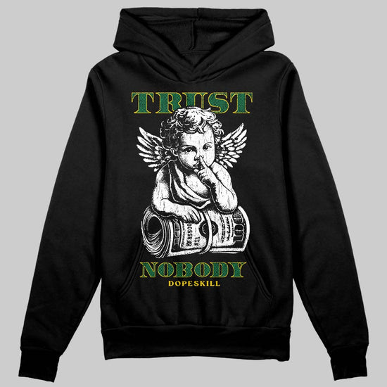 Green Sneakers DopeSkill Hoodie Trust Nobody Graphic Streetwear - Black