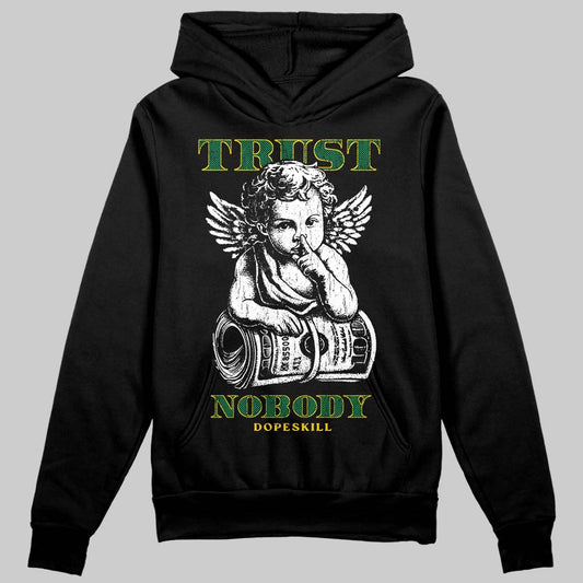 Green Sneakers DopeSkill Hoodie Trust Nobody Graphic Streetwear - Black