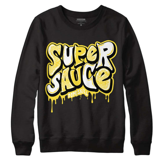 Jordan 11 Low 'Yellow Snakeskin' DopeSkill Sweatshirt Super Sauce Graphic Streetwear - Black