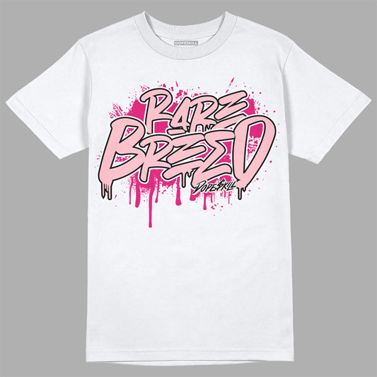 AJ 1 Mid Coral Chalk DopeSkill T-Shirt Rare Breed Graphic