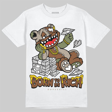 New Balance ABZORB 2010 “Pecan” DopeSkill T-Shirt Born To Be Rich Graphic Streetwear - White