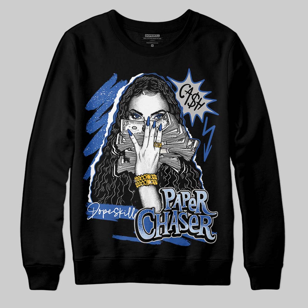 Awake NY x Jordan 5 Retro 'Black Racer Blue' DopeSkill Sweatshirt NPC Graphic Streetwear - Black