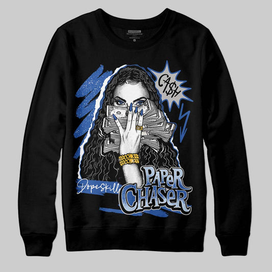 Awake NY x Jordan 5 Retro 'Black Racer Blue' DopeSkill Sweatshirt NPC Graphic Streetwear - Black