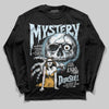 Vans Knu Stack Vintage Satin Dream Blue DopeSkill Long Sleeve T-Shirt Mystery Ghostly Grasp Graphic Streetwear - Black