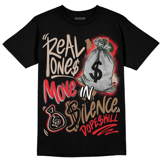 Dunk Low Freddy Krueger DopeSkill T-Shirt Real Ones Move In Silence Graphic Streetwear - Black