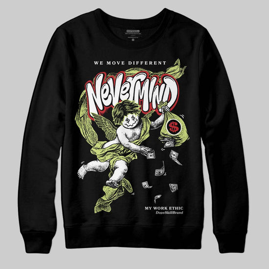 Jordan 11 “Inner Beast” DopeSkill Sweatshirt Nevermind Graphic Streetwear  Black
