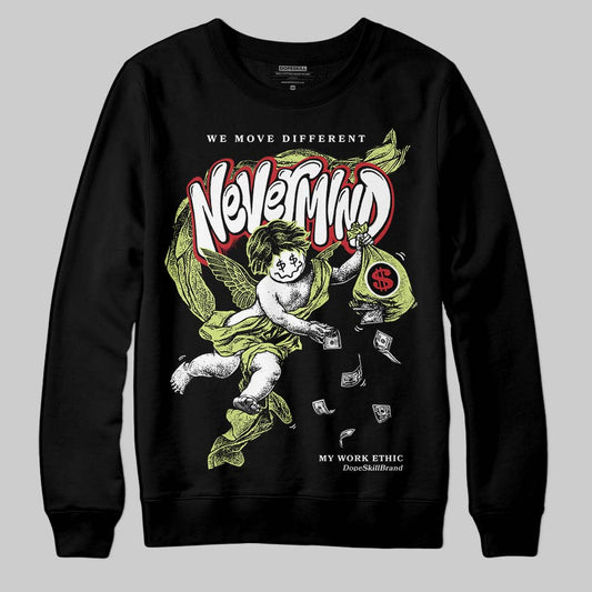 Jordan 11 “Inner Beast” DopeSkill Sweatshirt Nevermind Graphic Streetwear  Black