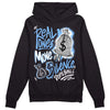 Jordan 9 Powder Blue DopeSkill Hoodie Sweatshirt Real Ones Move In Silence Graphic Streetwear - Black